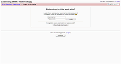 Desktop Screenshot of learningwithtech.org